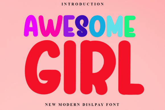 Awesome Girl Font - Featured Image