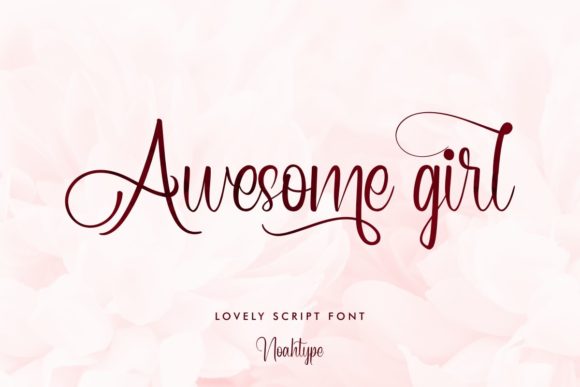 Awesome Girl Font - Featured Image