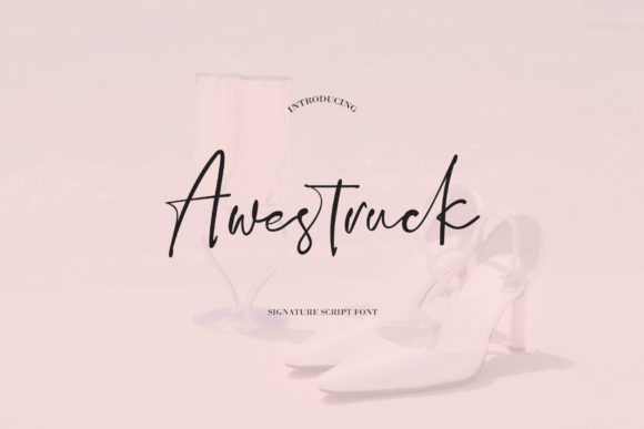 Awestruck Font - Featured Image