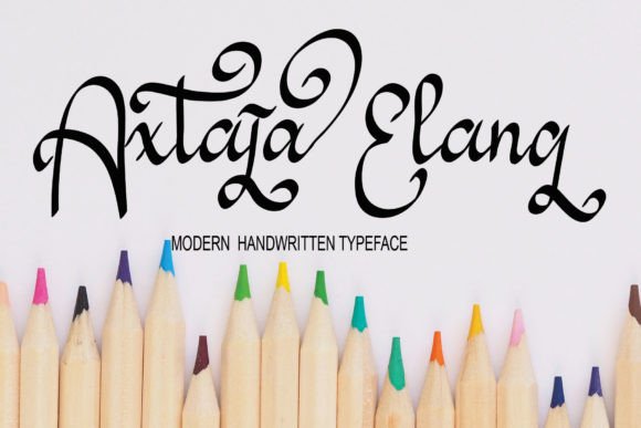 Axtaja Elang Font - Featured Image