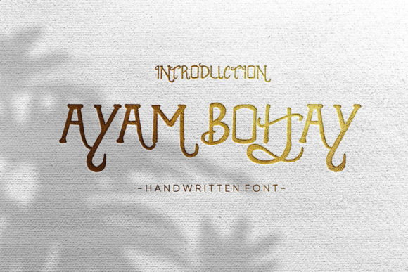 Ayam Bohay Font - Featured Image