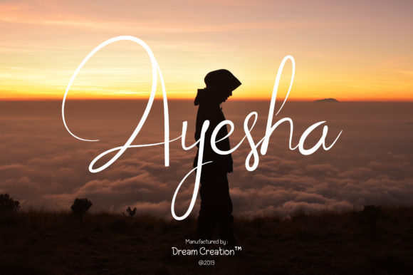 Ayesha Script Font - Featured Image