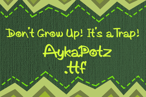 AykaPotz Font - Featured Image