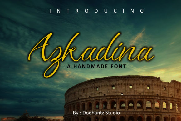 Azkadina Font - Featured Image