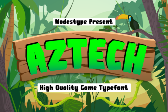 Aztech Font - Featured Image