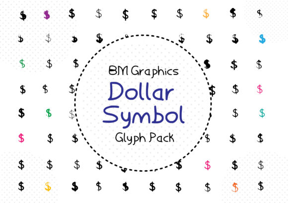 BM Graphics - Dollar Symbols Font - Featured Image