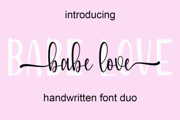 Babe Love Font - Featured Image