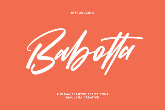Babotta Font - Featured Image