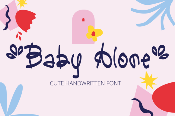 Baby Alone Font - Featured Image