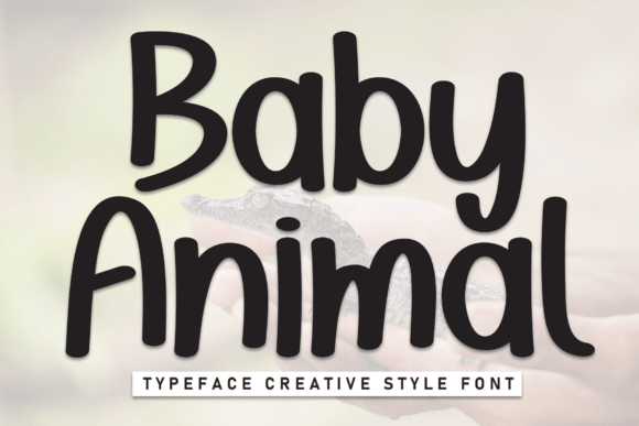 Baby Animal Font - Featured Image