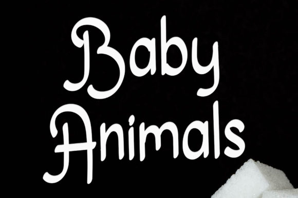 Baby Animals Font - Featured Image