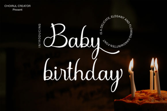 Baby Birthday Font - Featured Image