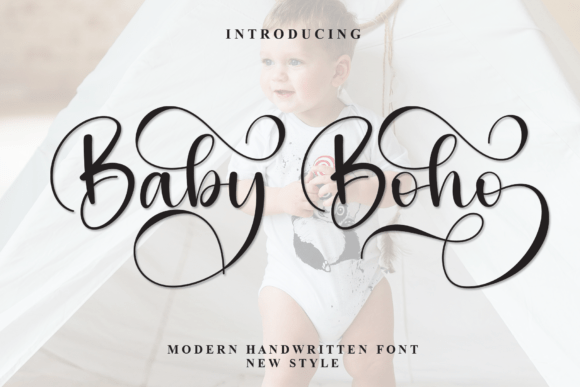 Baby Boho Font - Featured Image