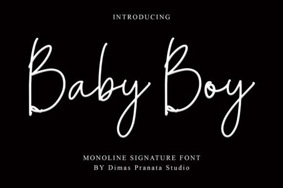 Baby Boy Font - Featured Image