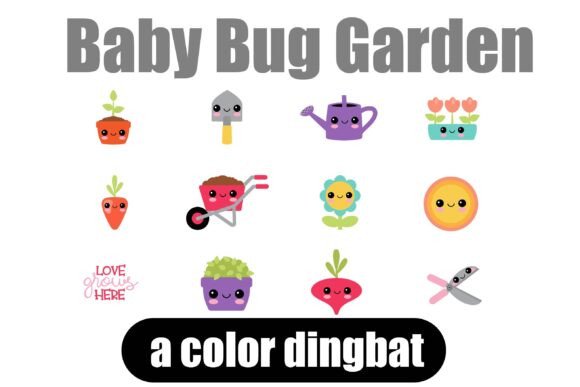 Baby Bug Garden Font - Featured Image