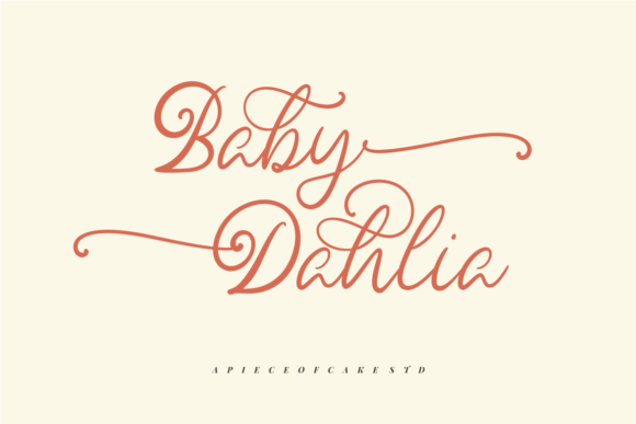 Baby Dahlia Font - Featured Image