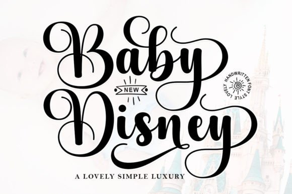 Baby Disney Font - Featured Image