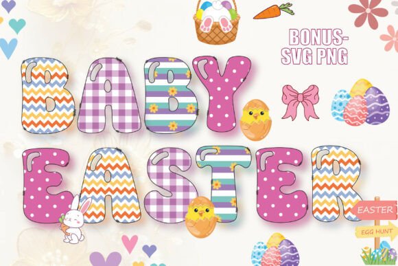 Baby Easter Bundle Font - Featured Image
