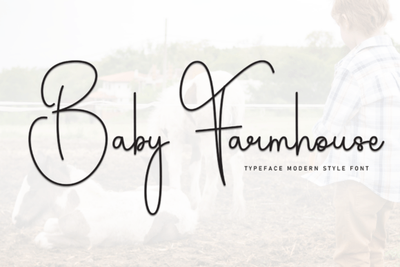 Baby Farmhouse Font - Featured Image