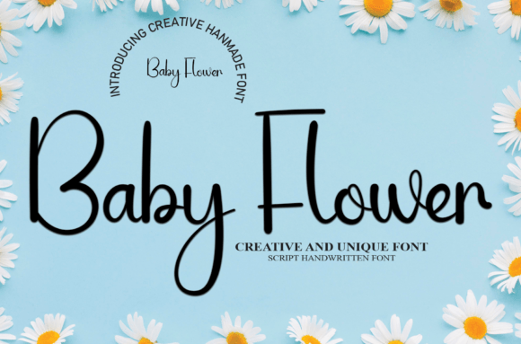 Baby Flower Font - Featured Image