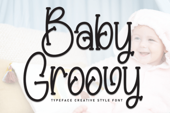 Baby Groovy Font - Featured Image