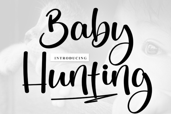 Baby Hunting Font - Featured Image