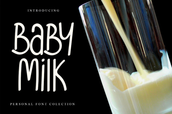 Baby Milk Font - Featured Image