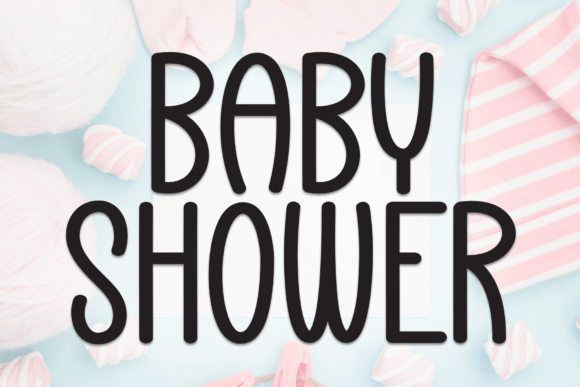Baby Shower Font - Featured Image