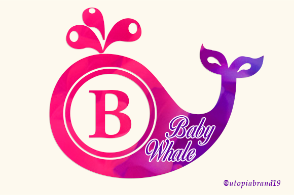 Baby Whale Monogram Font - Featured Image