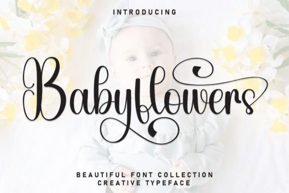 Babyflowers Font - Featured Image