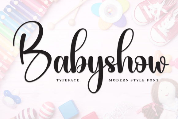 Babyshow Font - Featured Image