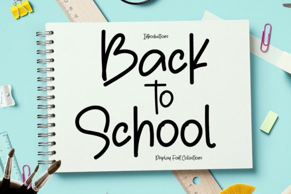 Back to School Font - Featured Image