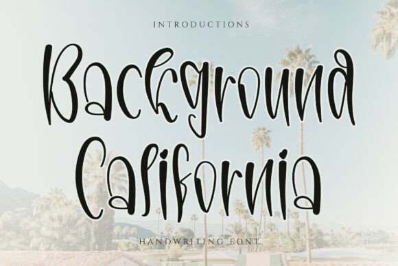 Background California Font - Featured Image