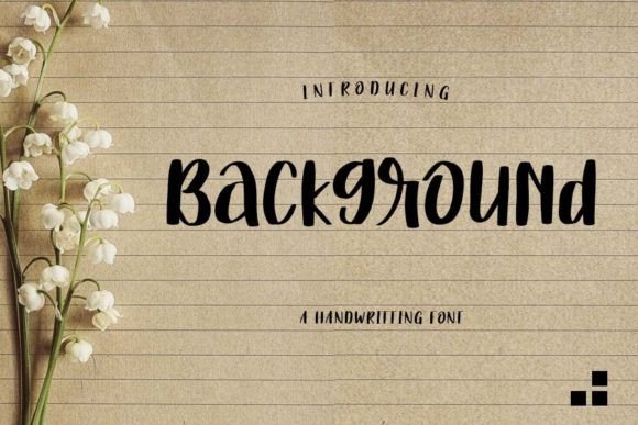 Background Font - Featured Image