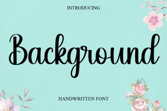 Background Font - Featured Image