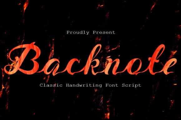 Backnote Font - Featured Image