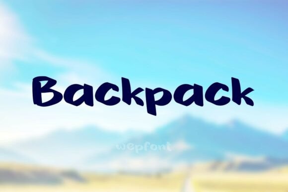 Backpack Font - Featured Image