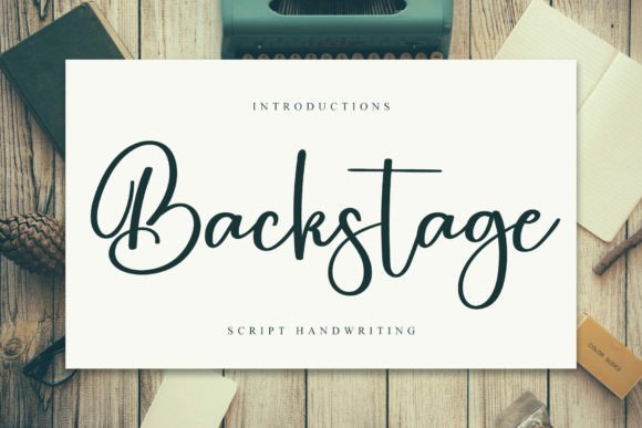 Backstage Font - Featured Image