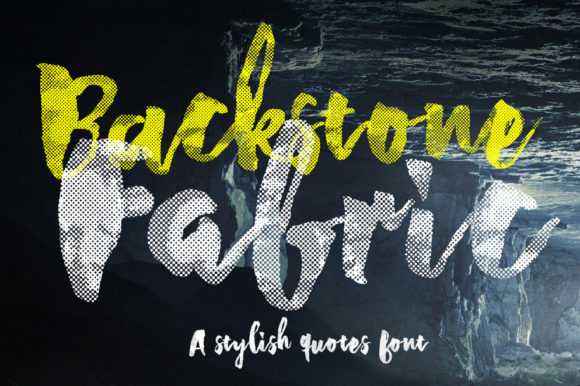 Backstone Fabric Font - Featured Image