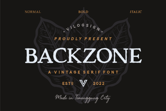 Backzone Font - Featured Image