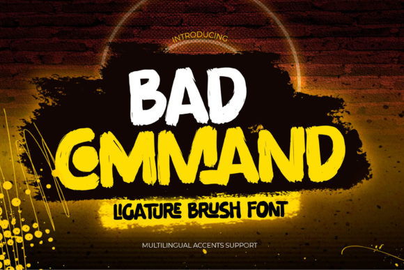 Bad Command Font - Featured Image