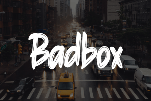 Badbox Font - Featured Image