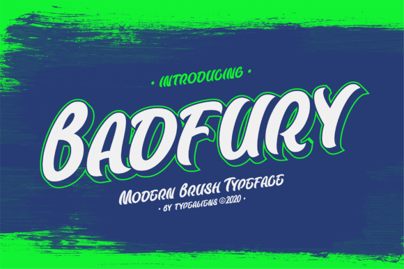 Badfury Font - Featured Image
