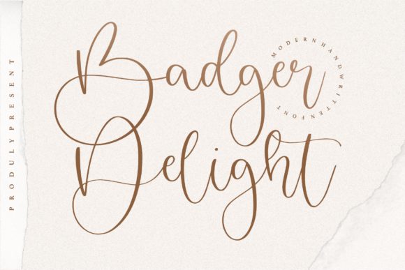 Badger Delight Font - Featured Image