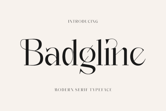 Badgline Font - Featured Image