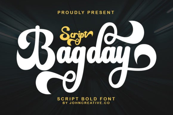 Bagday Script Font - Featured Image