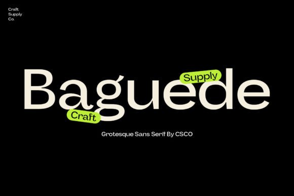 Baguede Font - Featured Image