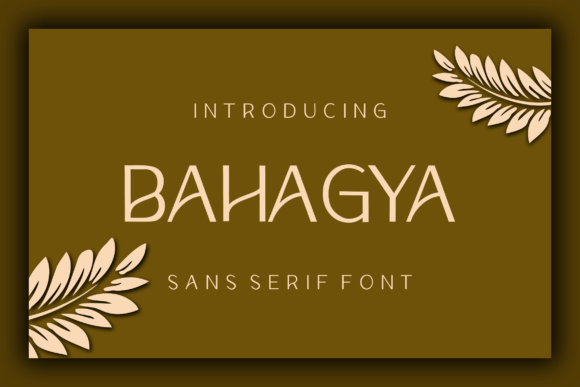 Bahagya Font - Featured Image