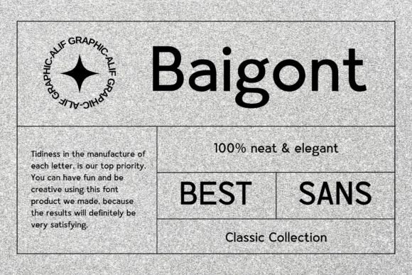 Baigont Font - Featured Image