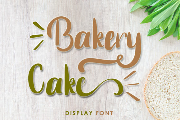 Bakery Cake Font - Featured Image